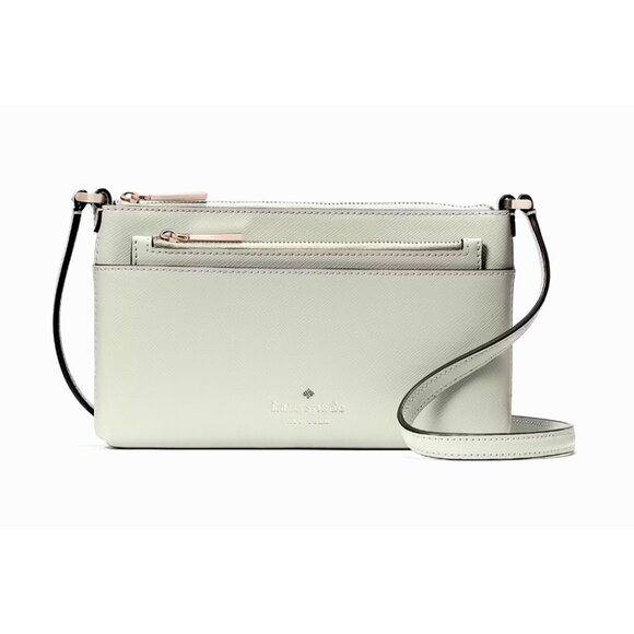 New Kate Spade Sadie Crossbody Set Light Olive - Picture 1 of 5